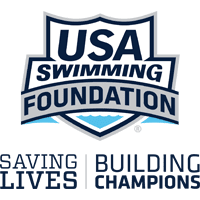 Logo for USA Swimming Foundation.