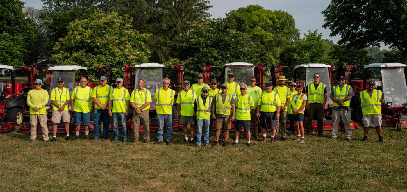 Group photo of Park Mowers