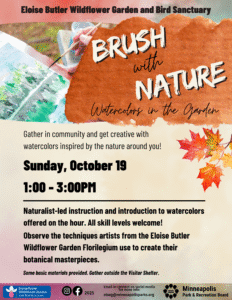 Brush with Nature flyer. Description in text. 