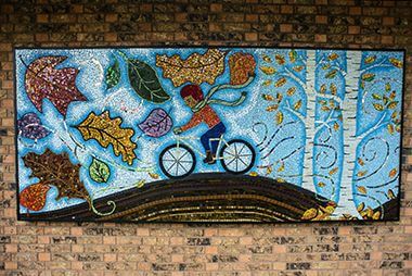 Bicycle Mosaic