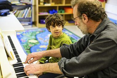 Student with Instructor Piano Lessons