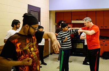 Kung Fu Class Participants