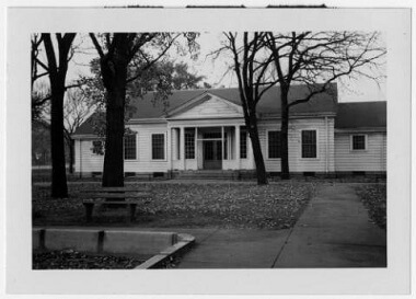 Linden Hills Park Shelter, Oct. 1955