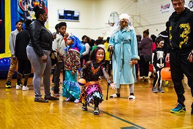 Halloween Celebration Participants at North Commons