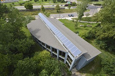 Carl W. Kroening Center Roof Solar Panels