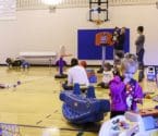 banner image: preschoolers in gym at Pearl Recreation Center
