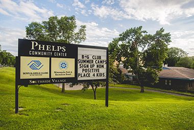 Phelps Community Center Sign