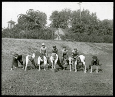 Playing Football, 1900-1930
