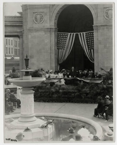 The Gateway Park Fountain Dedication, Aug. 5, 1915