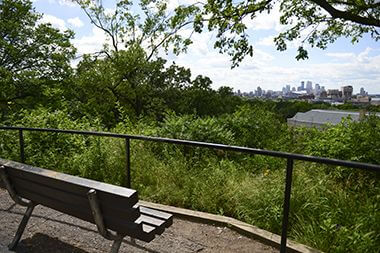 As one of the Highest Points in the City, Tower Hill Offers Views