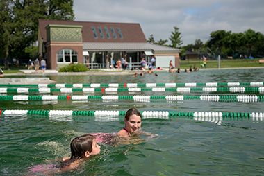 Swim Lessons at Webber Natural Swimming Pool