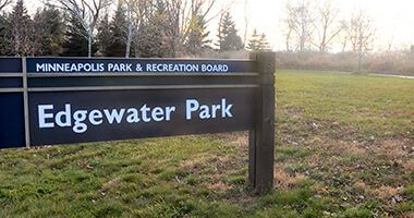 Edgewater Park sign
