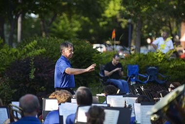 Band at Music and Movies in the Parks