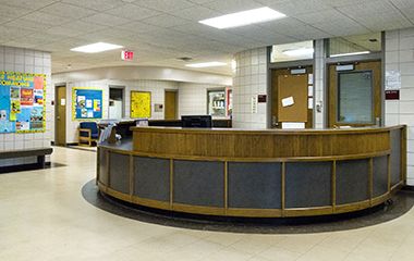 Front Desk at North Commons