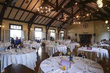 Banquet Tables at Columbia Manor Reception Hall