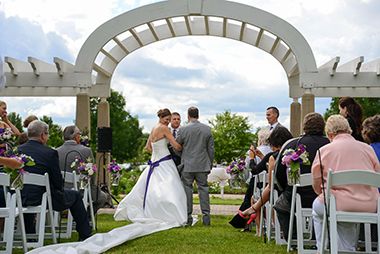Wedding Ceremony at the Longfellow Gardens