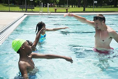 Youth Swimming Lessons at North Commons Water Park