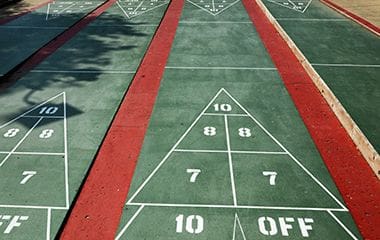 Shuffleboard Court