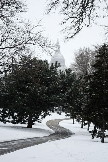 Loring Park in Winter