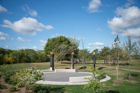 A virtual grand opening at Boom Island Park for the Sexual Assault Survivor Memorial