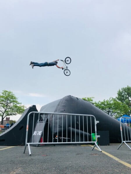 Bike Stunts at End of Summer Party 2021