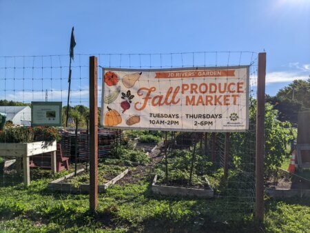 Fall Produce Market at JD Rivers' Children's Garden