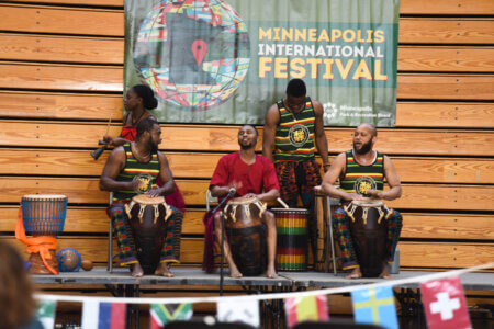 Drummers Performing at Minneapolis International Festival